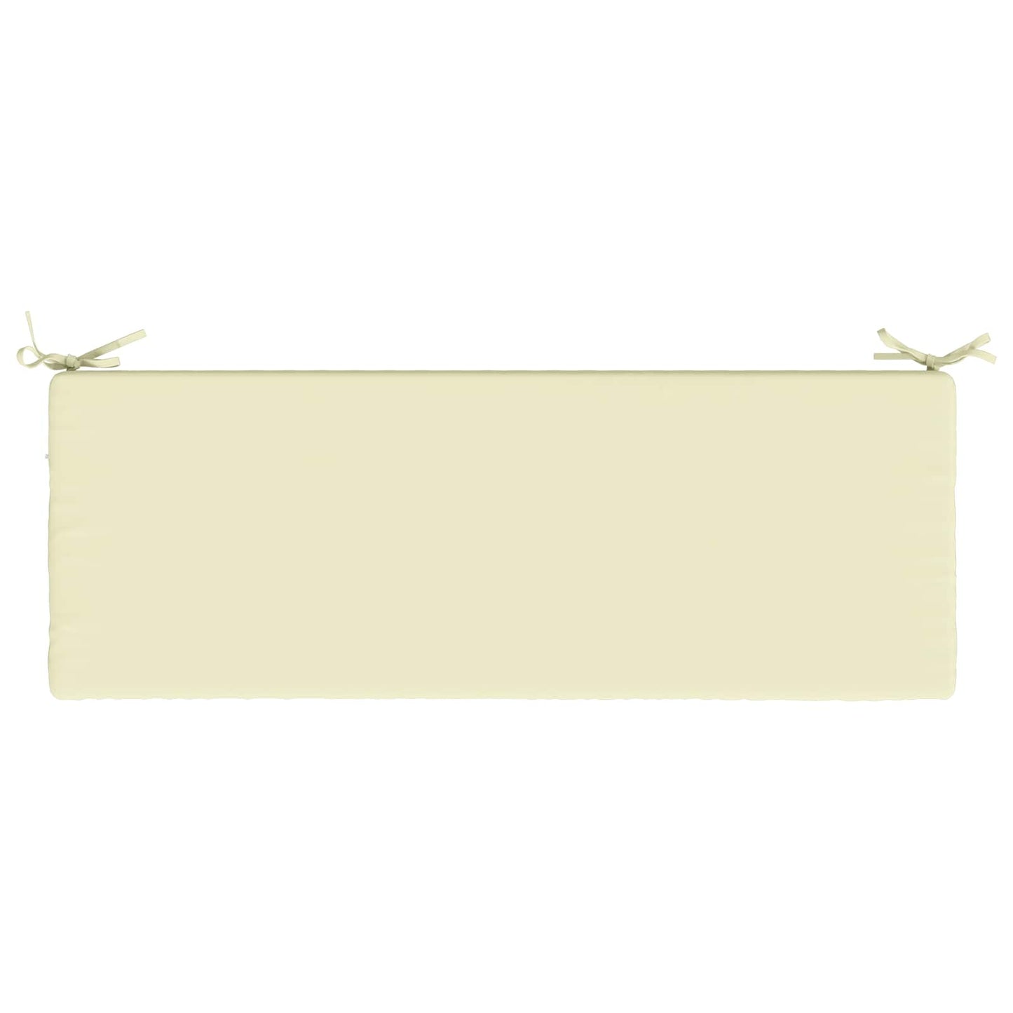 vidaXL 2-Piece Bench Cushions SOEST 2 pcs 100% Polyester Cream