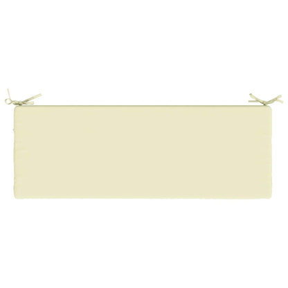 vidaXL 2-Piece Bench Cushions SOEST 2 pcs 100% Polyester Cream