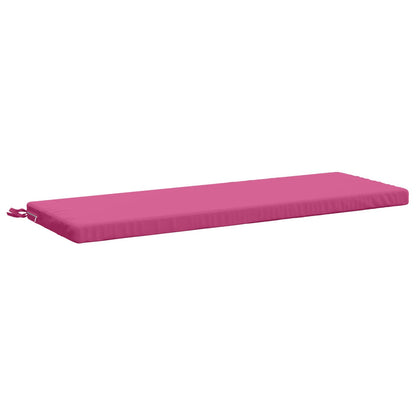 vidaXL Bench Cushion SOEST 100% Polyester Pink 110 x 40 x 5 cm