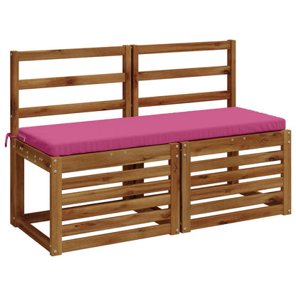 vidaXL Bench Cushion SOEST 100% Polyester Pink 110 x 40 x 5 cm