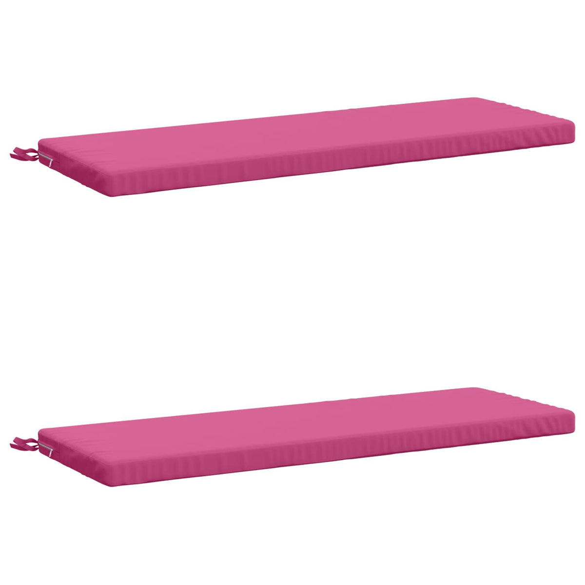 vidaXL 2-Piece Bench Cushions SOEST 2 pcs 100% Polyester Pink
