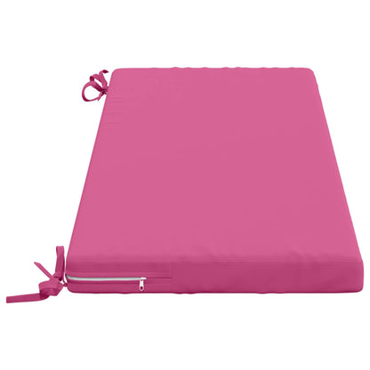 vidaXL 2-Piece Bench Cushions SOEST 2 pcs 100% Polyester Pink
