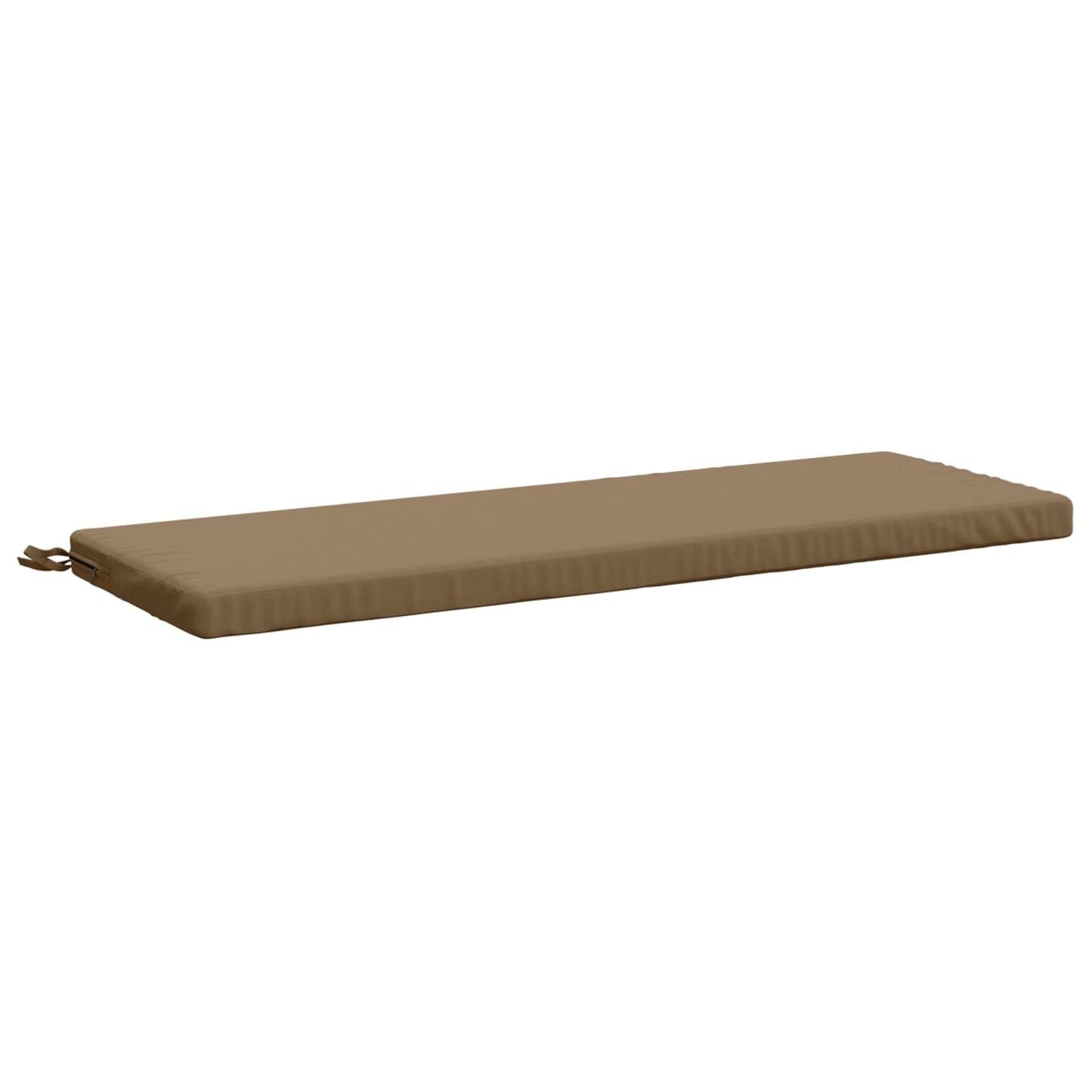 vidaXL 2-Piece Bench Cushions SOEST 2 pcs 100% Polyester Taupe