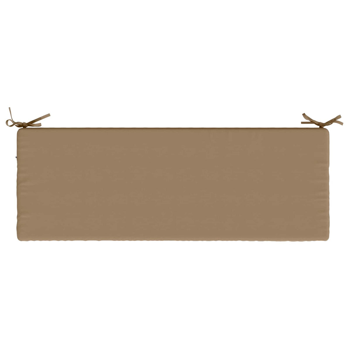 vidaXL 2-Piece Bench Cushions SOEST 2 pcs 100% Polyester Taupe