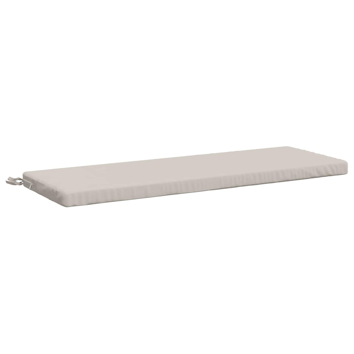 vidaXL Bench Cushion SOEST 100% Polyester White 120 x 40 x 5 cm