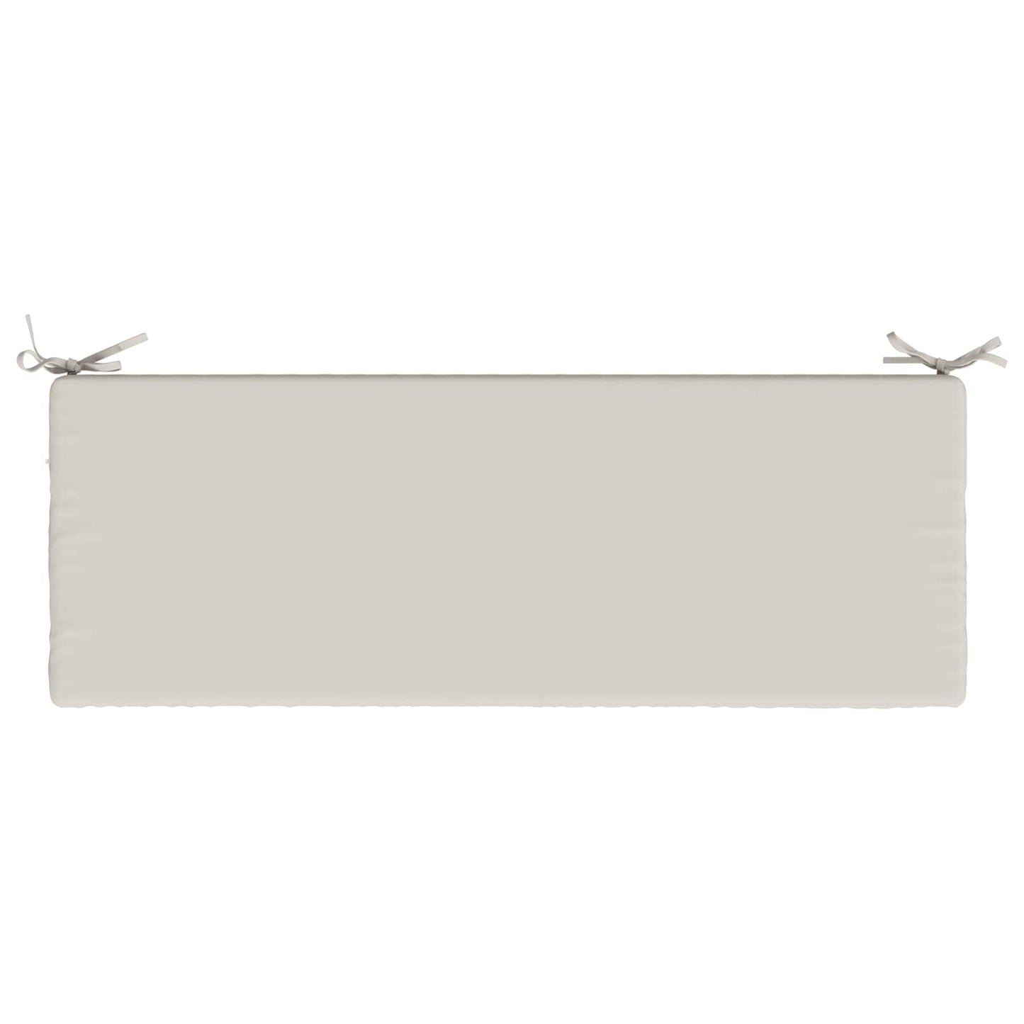 vidaXL 2-Piece Bench Cushions SOEST 2 pcs 100% Polyester White