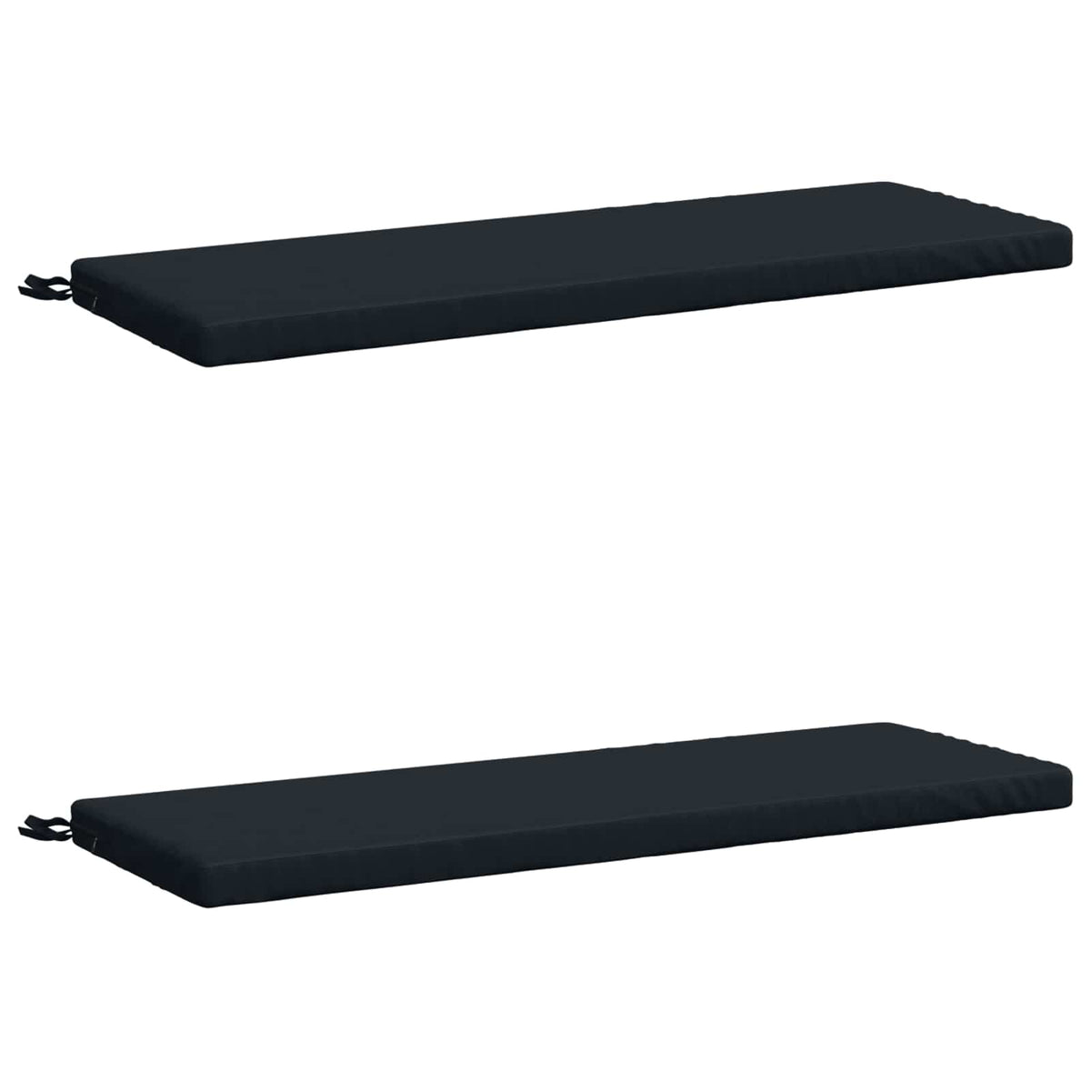 vidaXL 2-Piece Bench Cushions SOEST 2 pcs 100% Polyester Dark Blue
