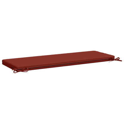 vidaXL Bench Cushion SOEST 100% Polyester Red 120 x 40 x 5 cm