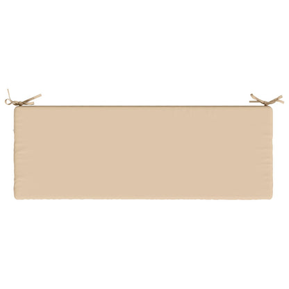 vidaXL Bench Cushion SOEST 100% Polyester Cream 120 x 40 x 5 cm