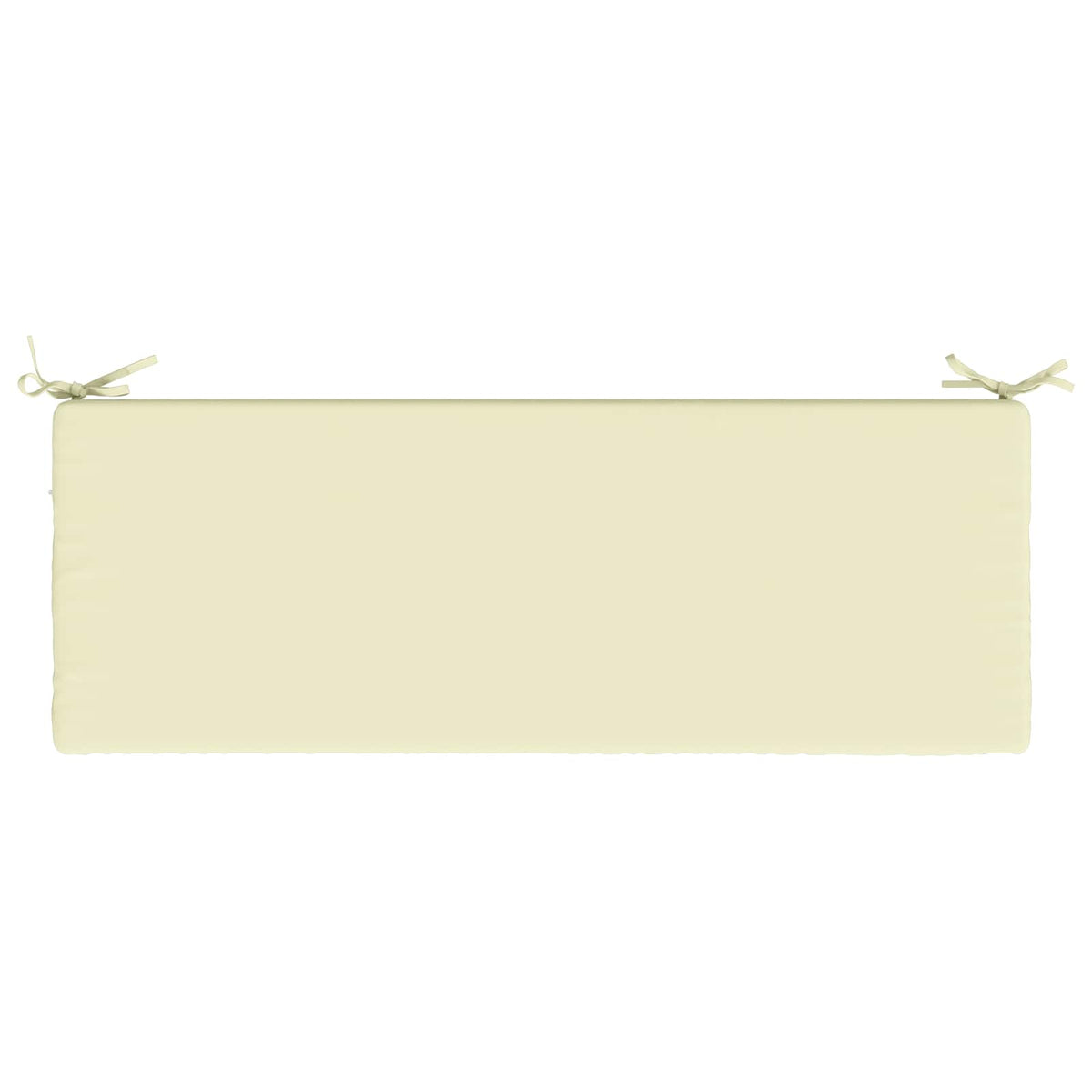 vidaXL Bench Cushion SOEST 100% Polyester Cream 120 x 40 x 5 cm