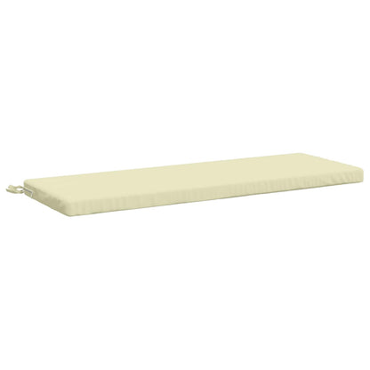 vidaXL 2-Piece Bench Cushions SOEST 2 pcs 100% Polyester Cream