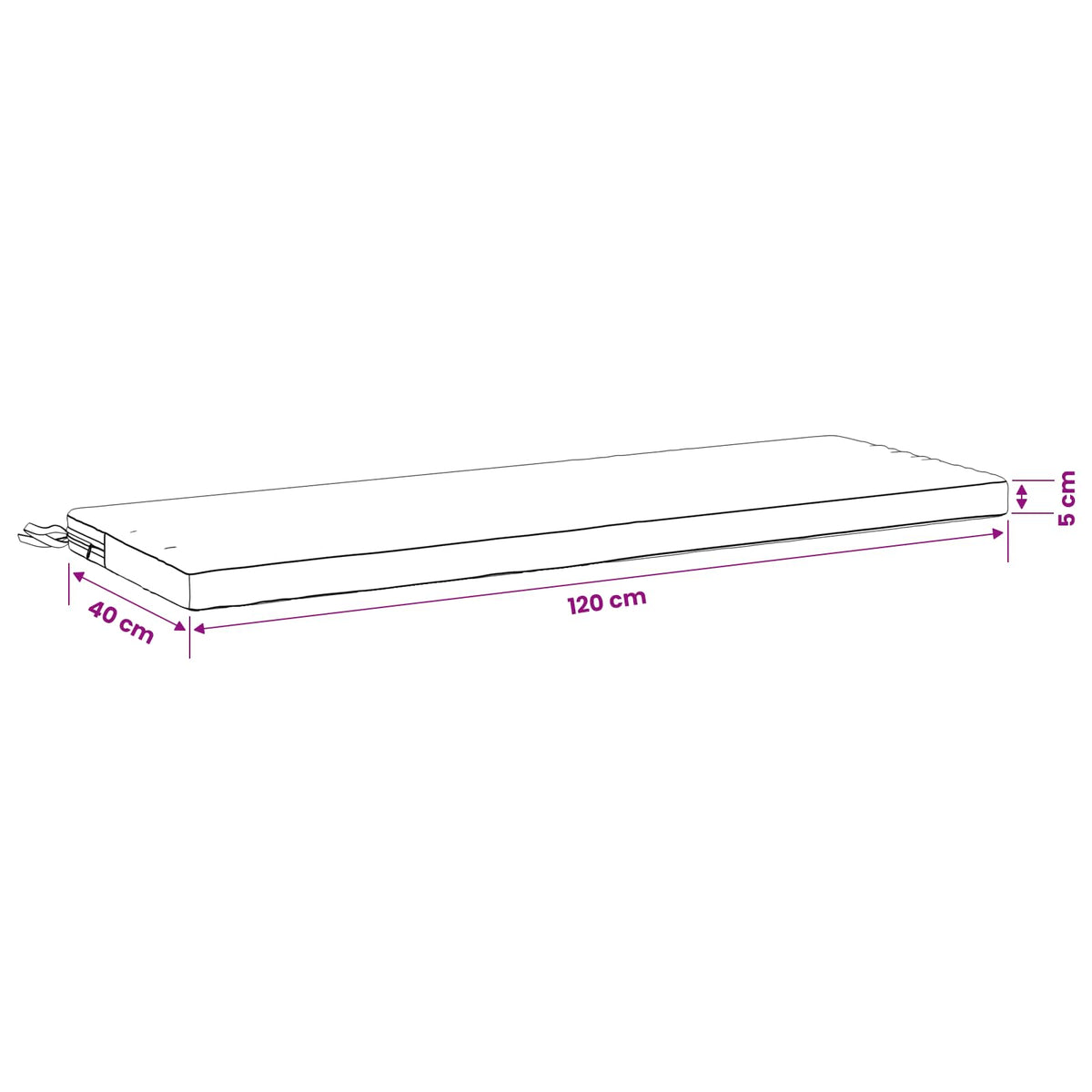 vidaXL 2-Piece Bench Cushions SOEST 2 pcs 100% Polyester Cream