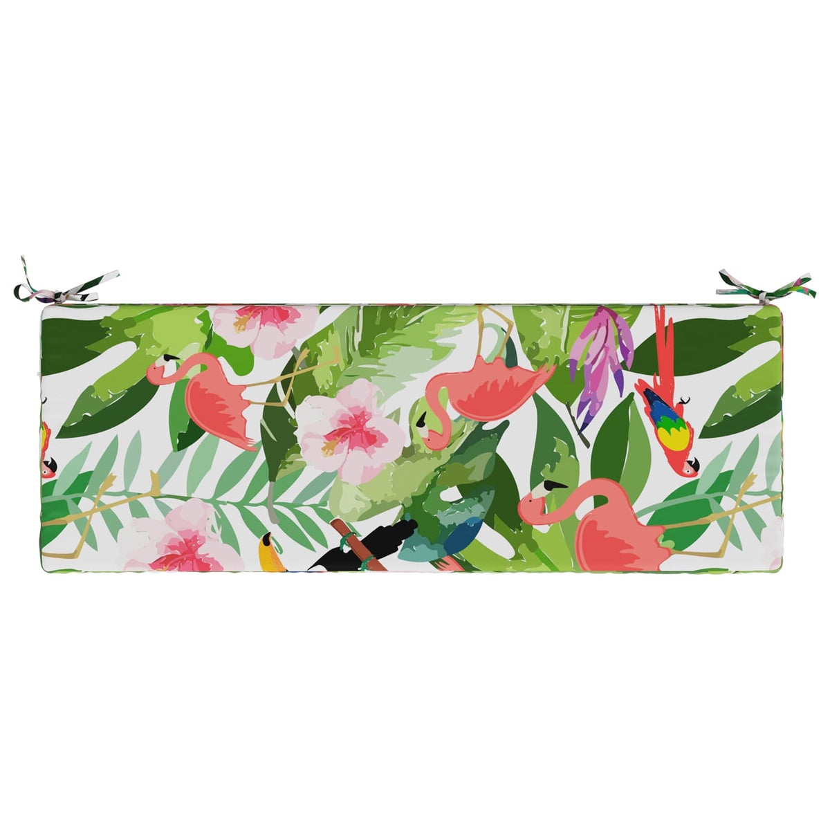 vidaXL 2-Piece Bench Cushions SOEST 2 pcs 100% Polyester Multicolour