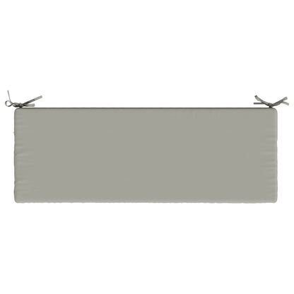 vidaXL 2-Piece Bench Cushions SOEST 2 pcs 100% Polyester Grey