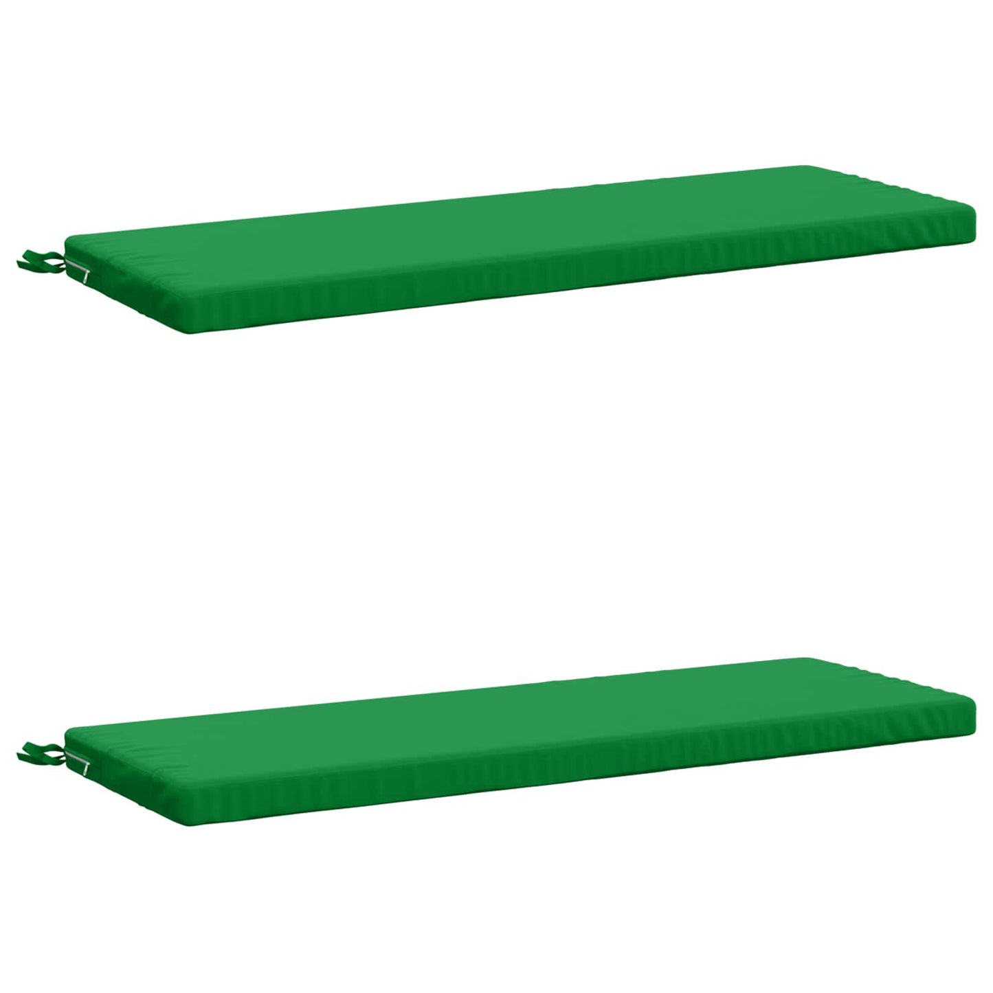 vidaXL 2-Piece Bench Cushions SOEST 2 pcs 100% Polyester Green