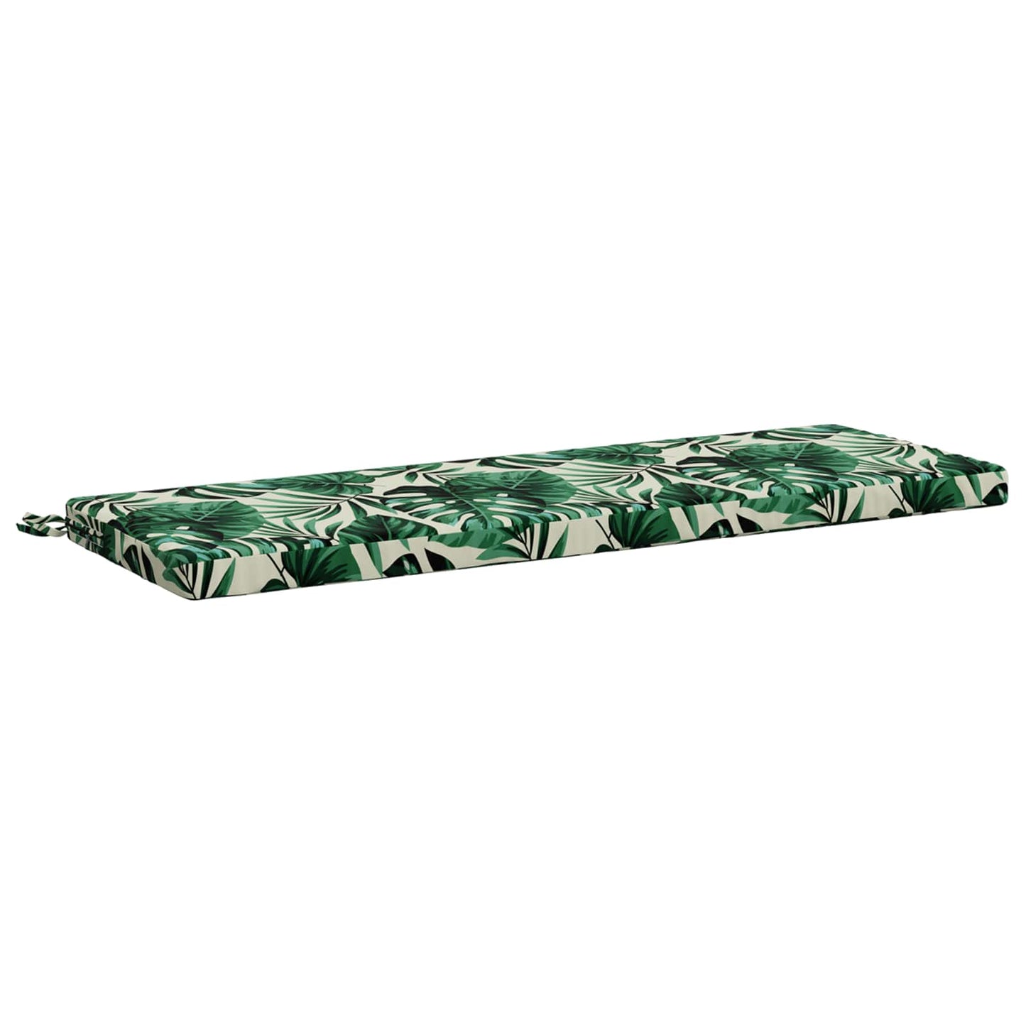 vidaXL Bench Cushion SOEST 100% Polyester Leaf Pattern 120 x 40 x 5 cm