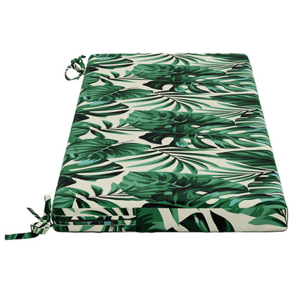 vidaXL 2-Piece Bench Cushions SOEST 2 pcs 100% Polyester Leaf Pattern