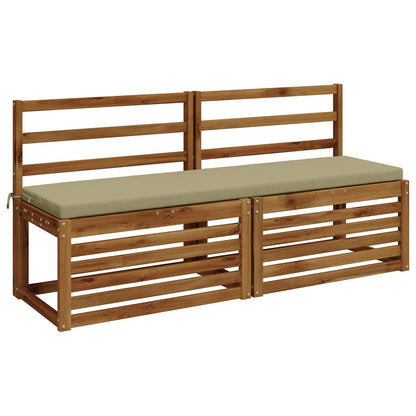 vidaXL 2-Piece Bench Cushions SOEST 2 pcs 100% Polyester Light Green