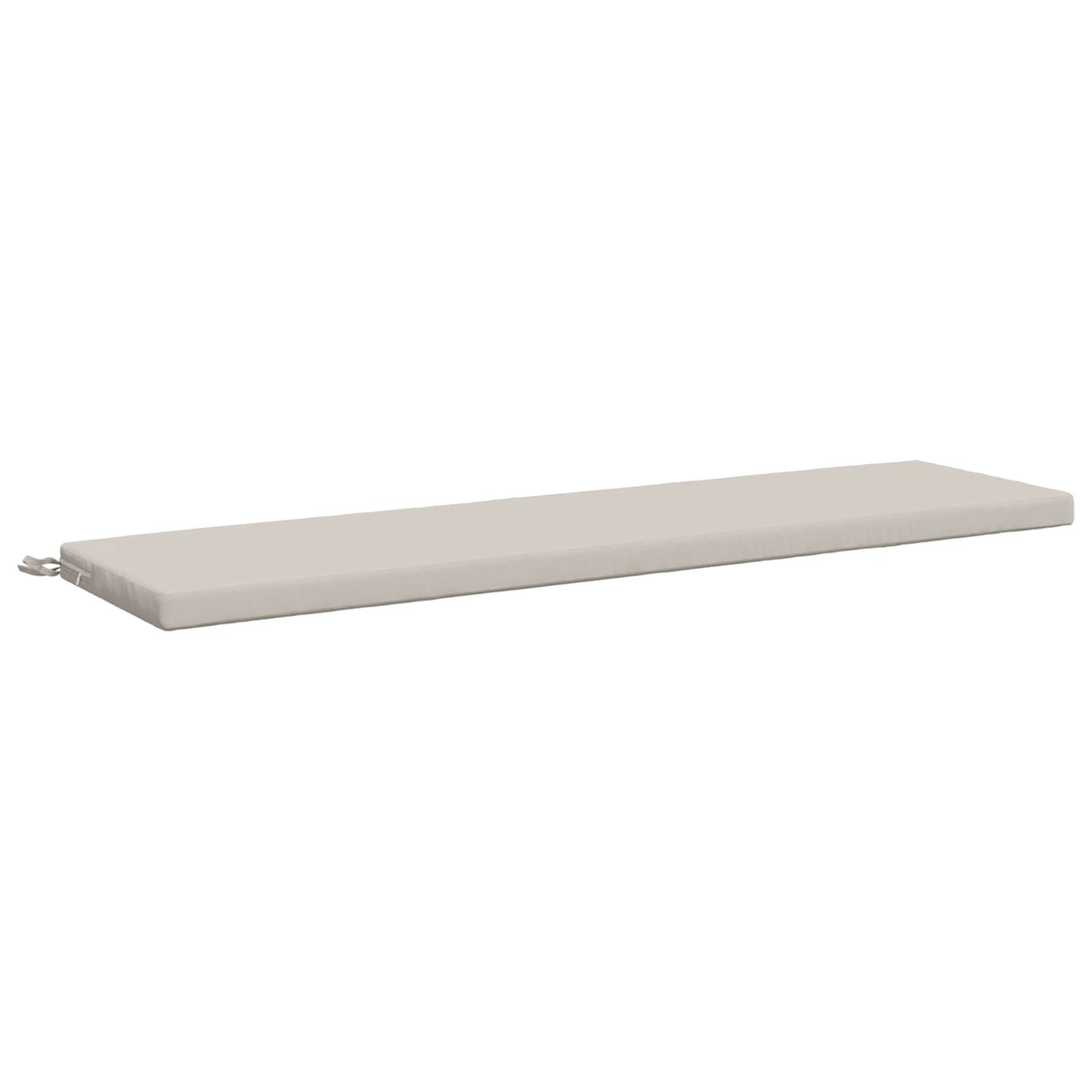 vidaXL Bench Cushion SOEST 100% Polyester White 140 x 40 x 5 cm