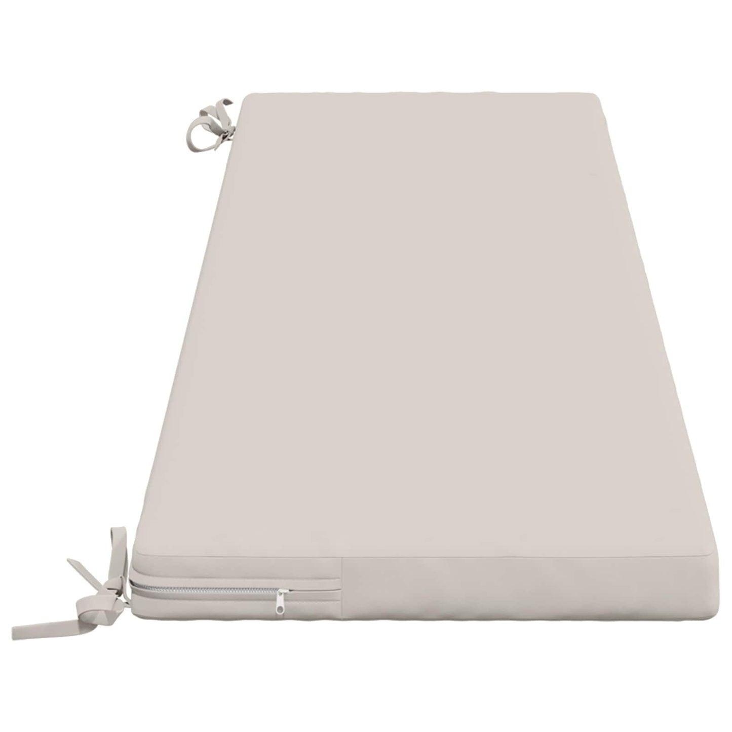vidaXL 2-Piece Bench Cushions SOEST 2 pcs 100% Polyester White