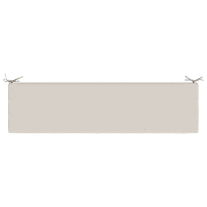 vidaXL 2-Piece Bench Cushions SOEST 2 pcs 100% Polyester White