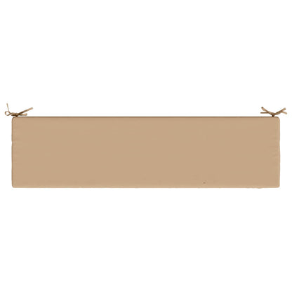 vidaXL Bench Cushion SOEST 100% Polyester Sand 140 x 40 x 5 cm