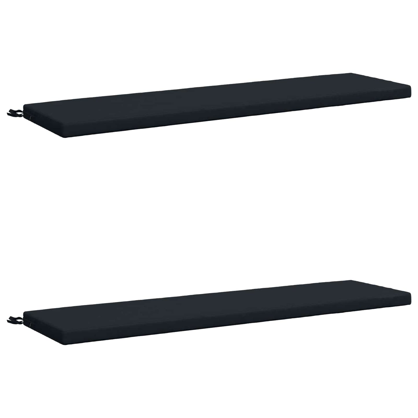 vidaXL 2-Piece Bench Cushions SOEST 2 pcs 100% Polyester Dark Blue