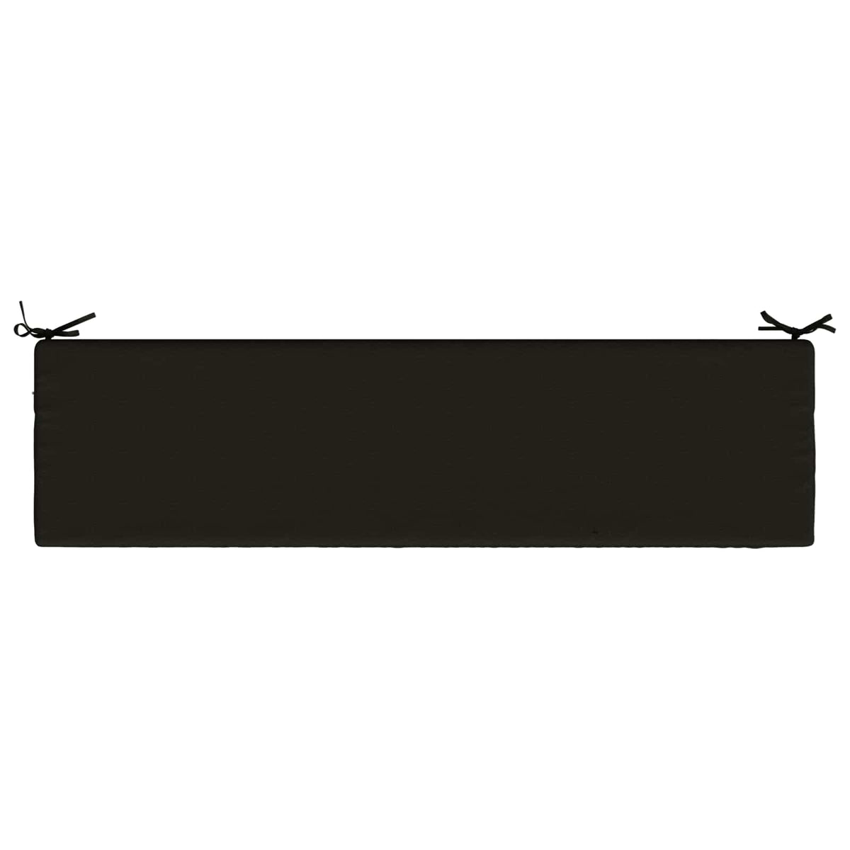 vidaXL Bench Cushion SOEST 100% Polyester Black 140 x 40 x 5 cm
