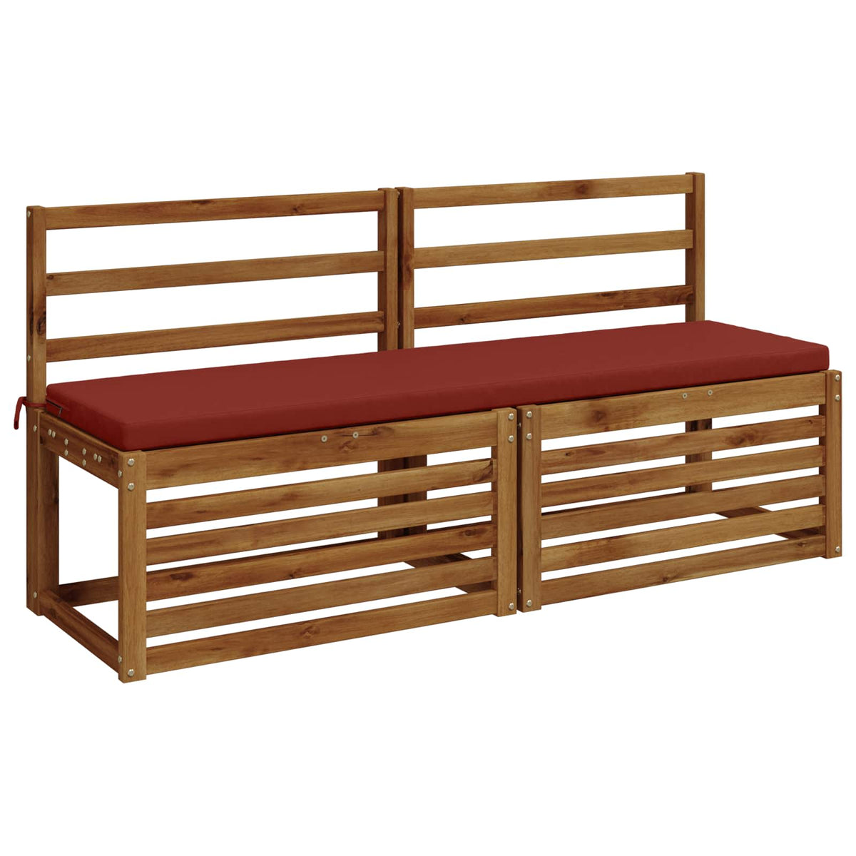 vidaXL Bench Cushion SOEST 100% Polyester Red 140 x 40 x 5 cm