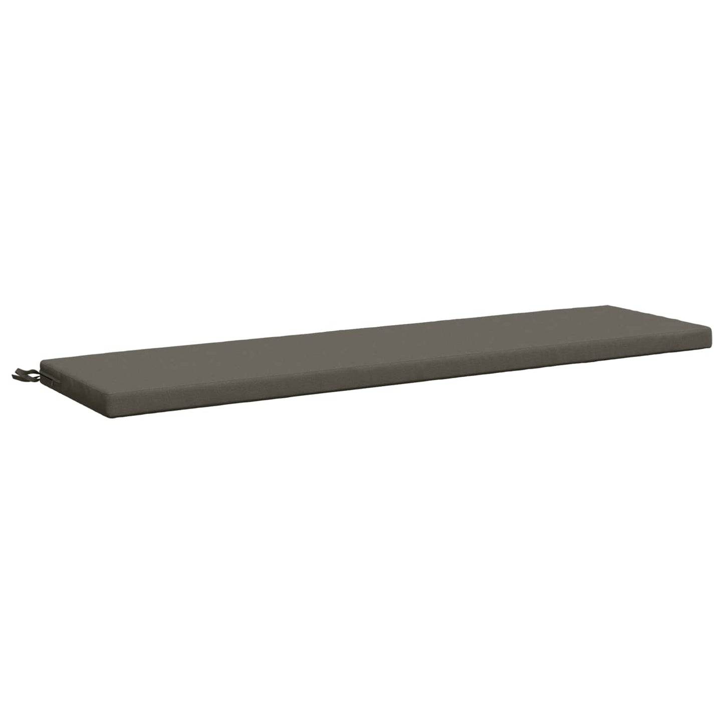 vidaXL Bench Cushion SOEST 100% Polyester Grey 140 x 40 x 5 cm
