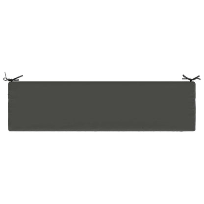 vidaXL Bench Cushion SOEST 100% Polyester Anthracite 140 x 40 x 5 cm