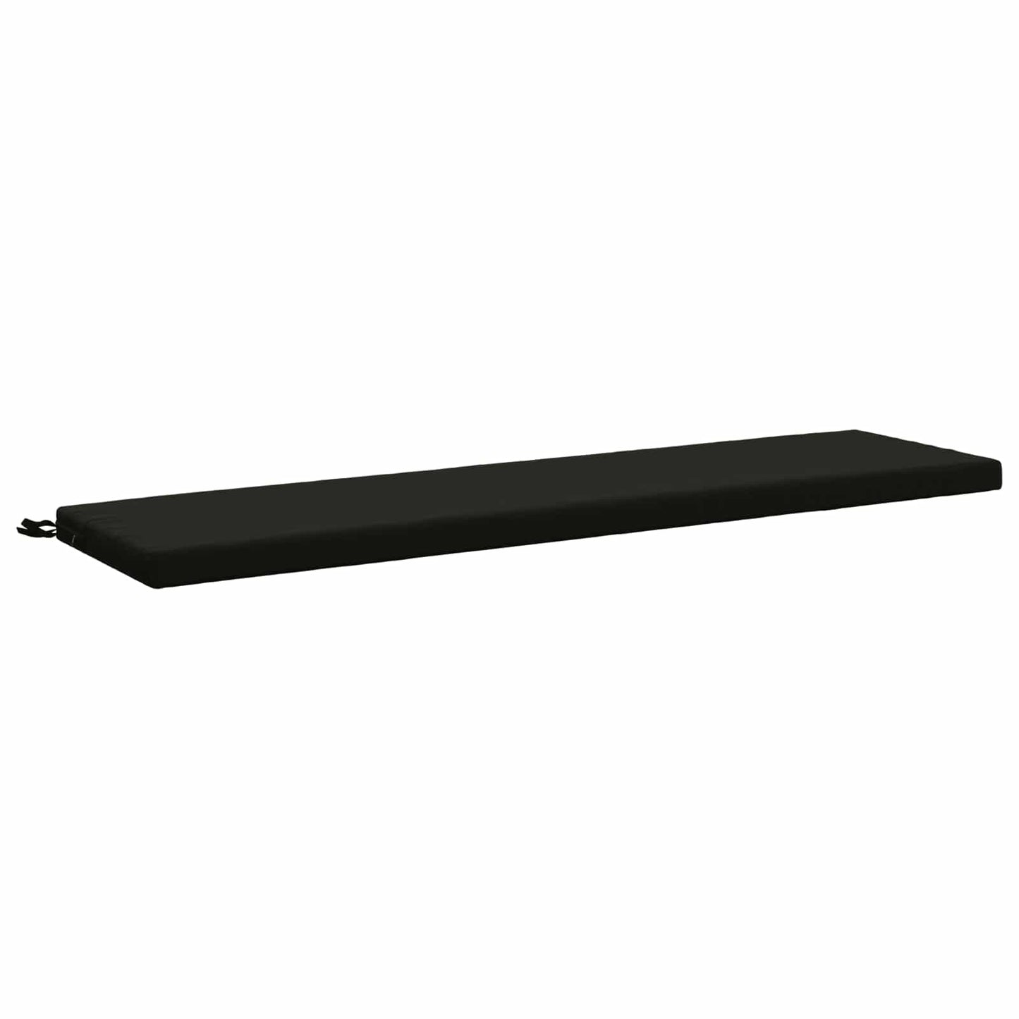vidaXL Bench Cushion SOEST 100% Polyester Black 140 x 40 x 5 cm