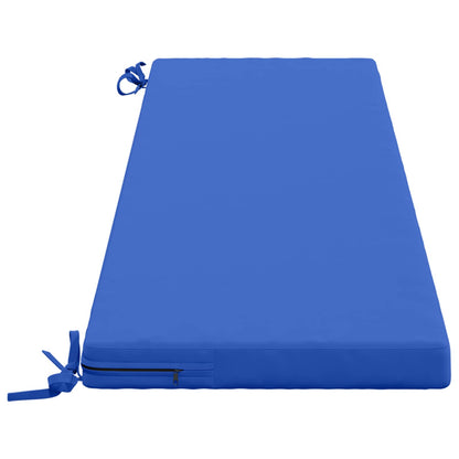 vidaXL 2-Piece Bench Cushions SOEST 2 pcs 100% Polyester Royal Blue
