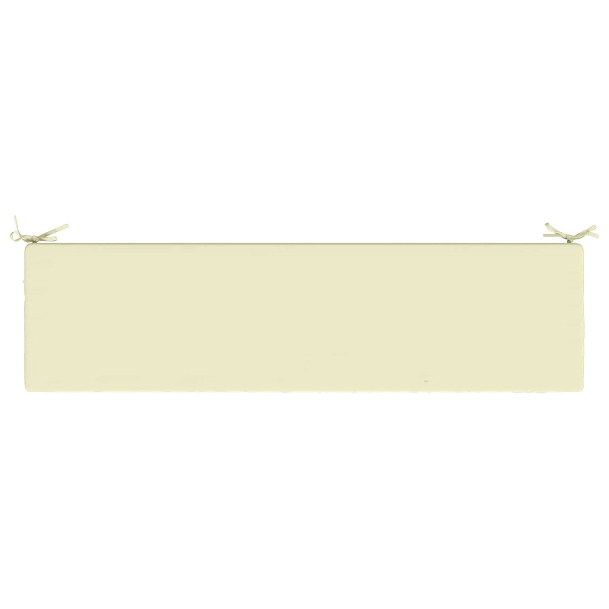 vidaXL Bench Cushion SOEST 100% Polyester Cream 140 x 40 x 5 cm