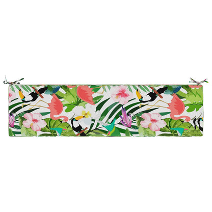 vidaXL Bench Cushion SOEST 100% Polyester Multicolour 140 x 40 x 5 cm