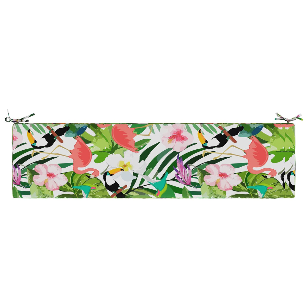 vidaXL 2-Piece Bench Cushions SOEST 2 pcs 100% Polyester Multicolour