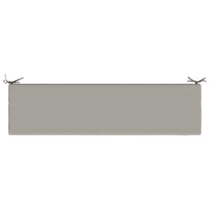 vidaXL 2-Piece Bench Cushions SOEST 2 pcs 100% Polyester Grey