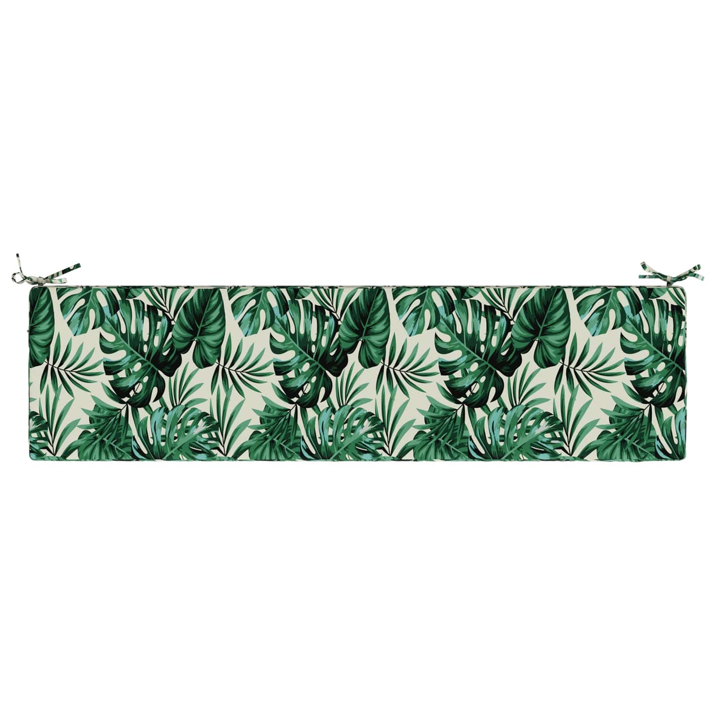 vidaXL Bench Cushion SOEST 100% Polyester Leaf Pattern 140 x 40 x 5 cm
