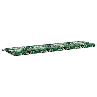 vidaXL 2-Piece Bench Cushions SOEST 2 pcs 100% Polyester Leaf Pattern