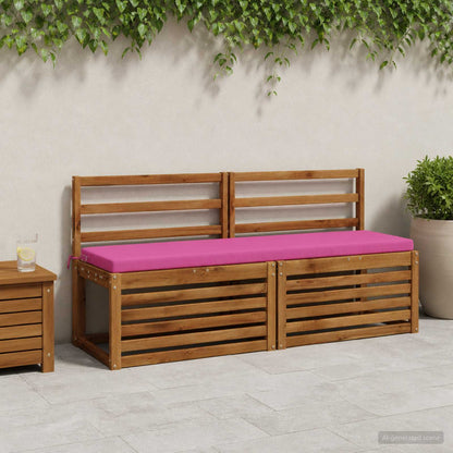 vidaXL 2-Piece Bench Cushions SOEST 2 pcs 100% Polyester Pink