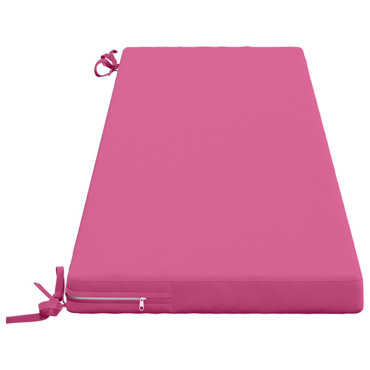 vidaXL Bench Cushion SOEST 100% Polyester Pink 140 x 40 x 5 cm