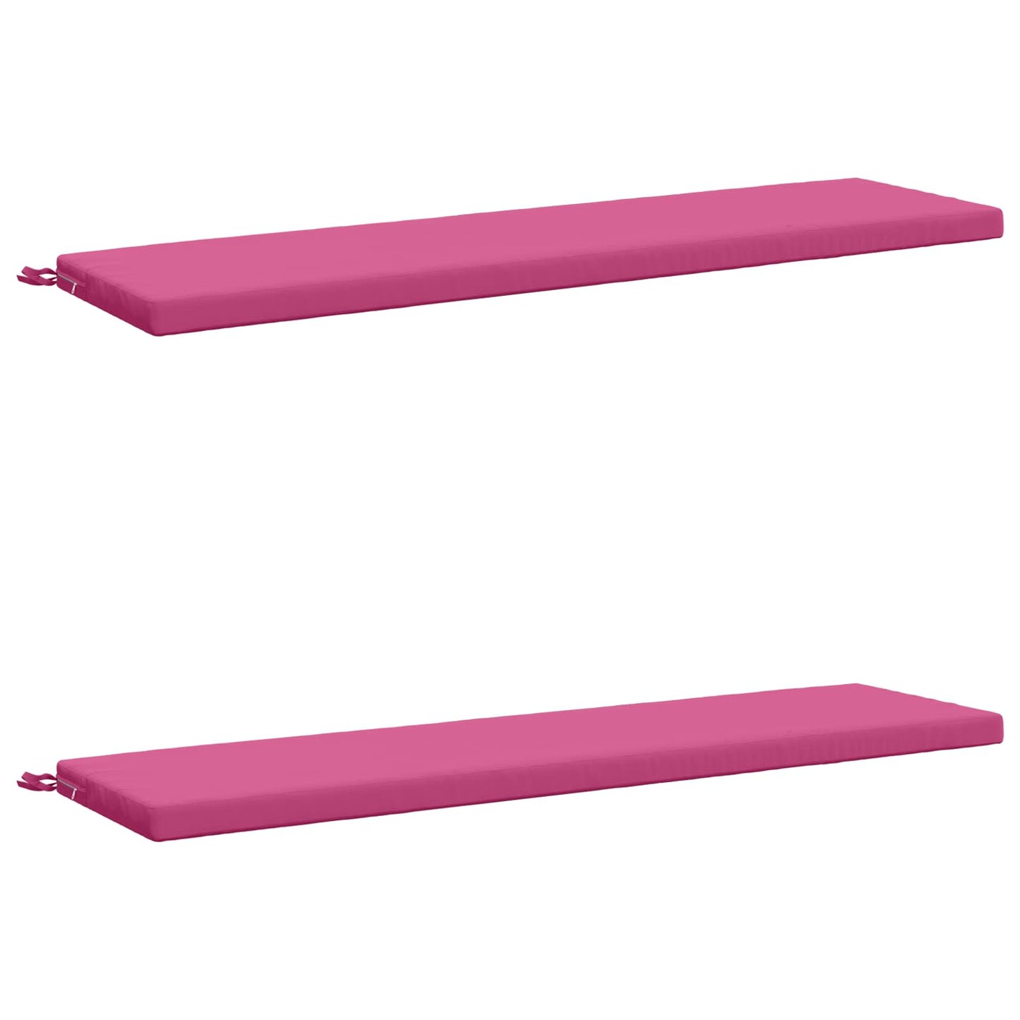 vidaXL 2-Piece Bench Cushions SOEST 2 pcs 100% Polyester Pink
