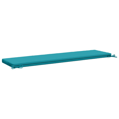 vidaXL Bench Cushion SOEST 100% Polyester Turquoise 140 x 40 x 5 cm