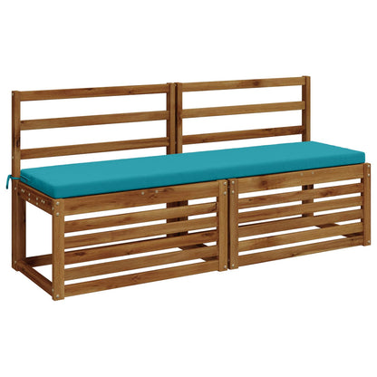 vidaXL Bench Cushion SOEST 100% Polyester Turquoise 140 x 40 x 5 cm