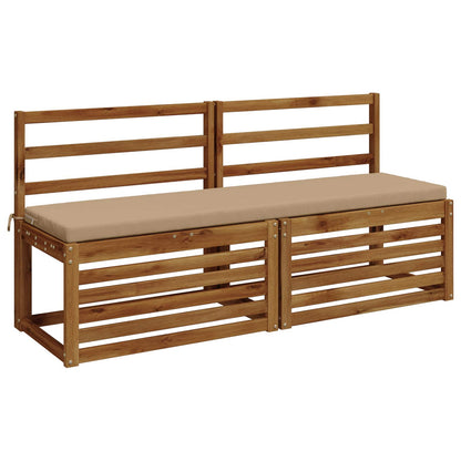 vidaXL Bench Cushion SOEST 100% Polyester Sand 150 x 40 x 5 cm