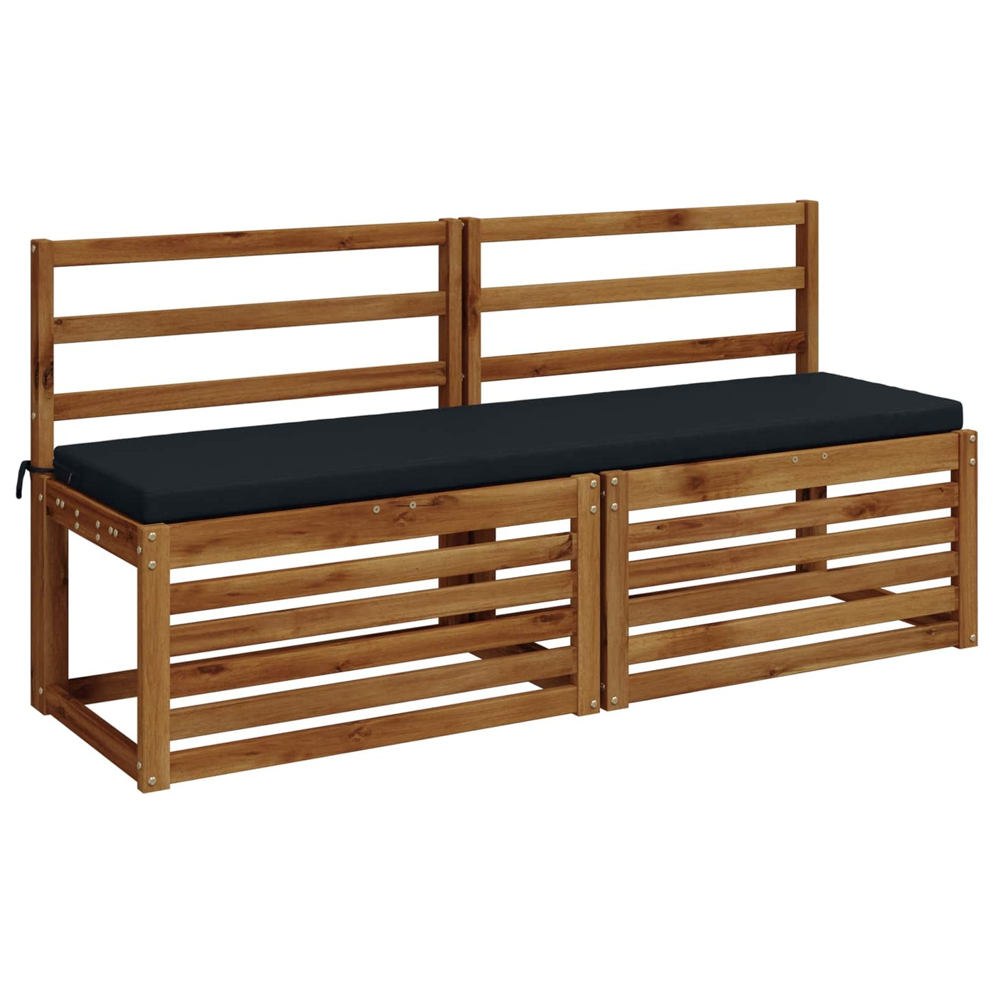 vidaXL Bench Cushion SOEST 100% Polyester Dark Blue 150 x 40 x 5 cm