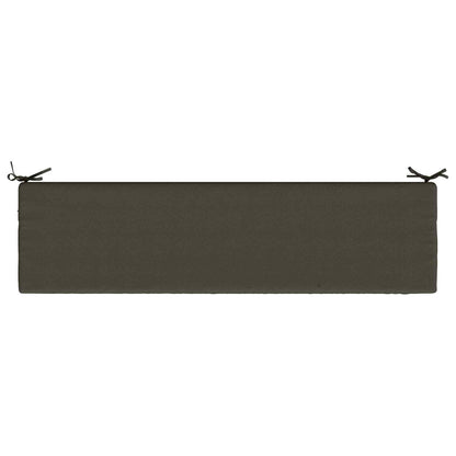 vidaXL Bench Cushion SOEST 100% Polyester Anthracite 150 x 40 x 5 cm
