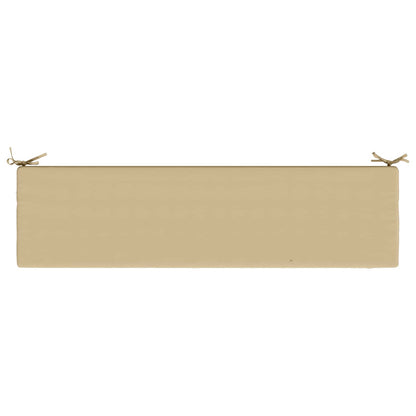 vidaXL Bench Cushion SOEST 100% Polyester Beige 150 x 40 x 5 cm