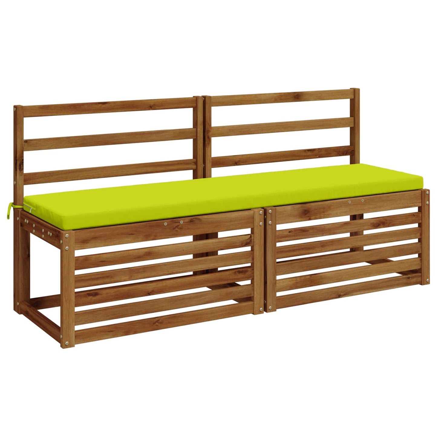 vidaXL Bench Cushion SOEST 100% Polyester Bright Green 150 x 40 x 5 cm