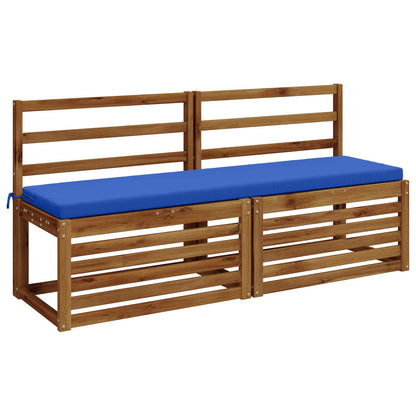 vidaXL Bench Cushion SOEST 100% Polyester Royal Blue 150 x 40 x 5 cm